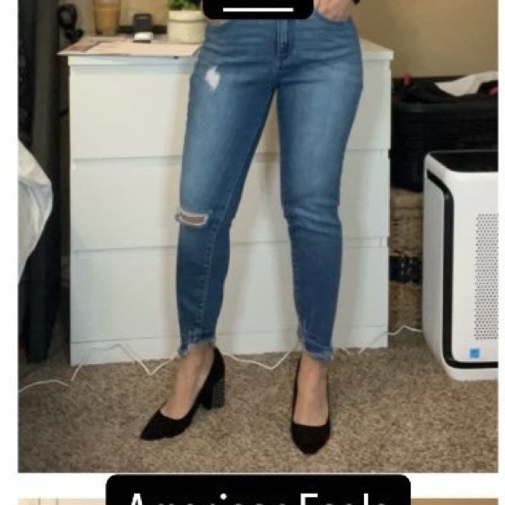 Kancan High Rise Cropped Skinny Jeans